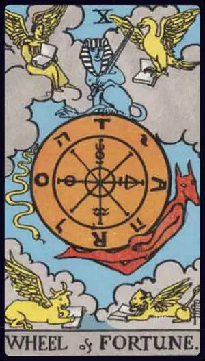 Wheel of Fortune — tarot card